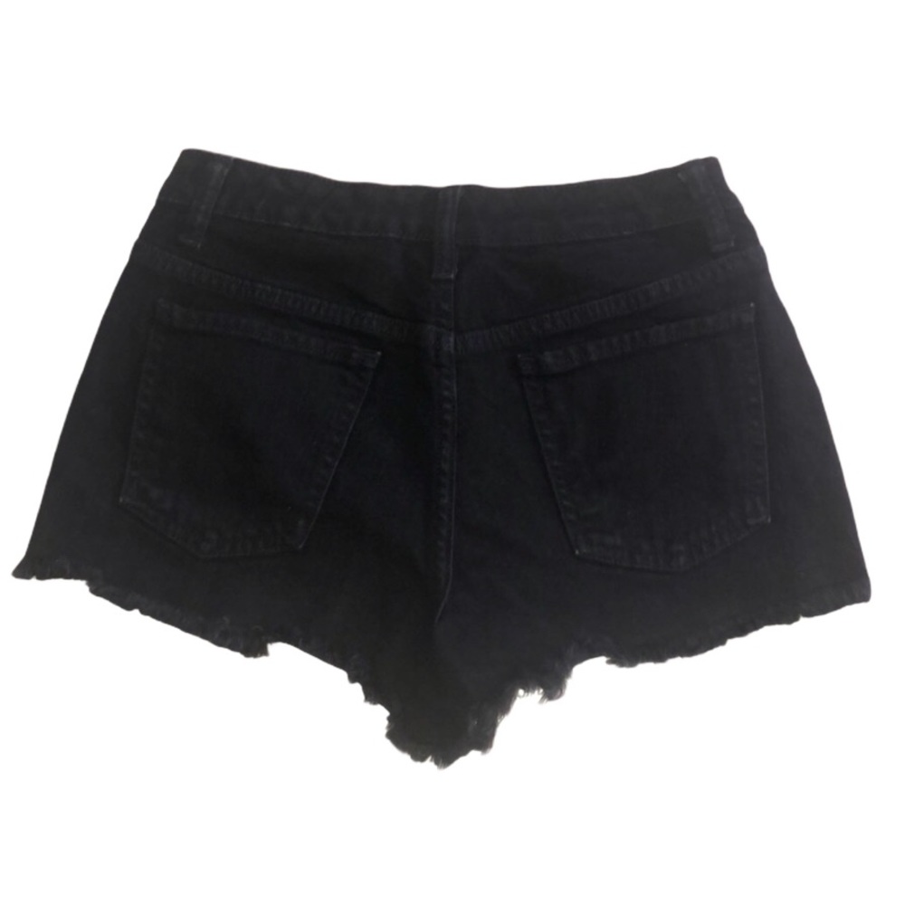 Distressed black shorts - Picture 4 of 4
